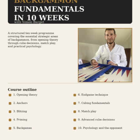 10 week backgammon course
